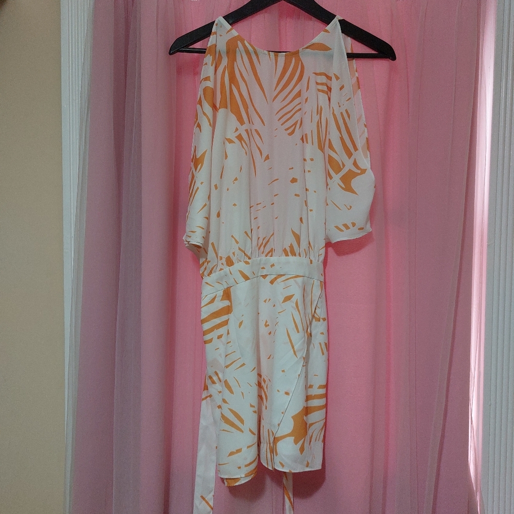 Bishop+Young Cold Shoulder Romper (Size Medium)